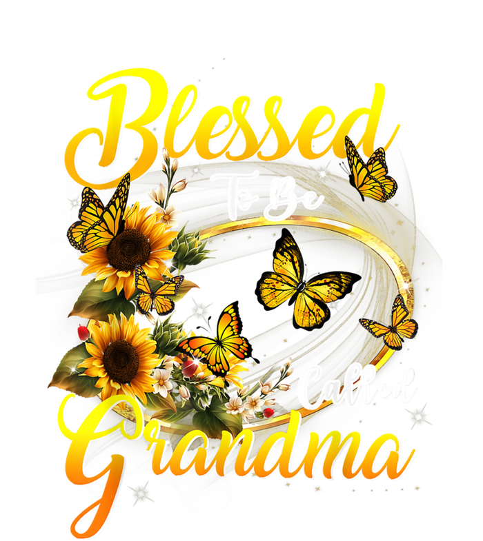 Blessed To Be Called Grandma Tee Sunflower Women's Racerback Tank