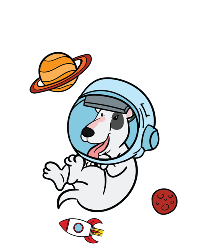 Bull Terrier Dog Astronaut Space Universe Galaxy Gift Women's T-Shirt