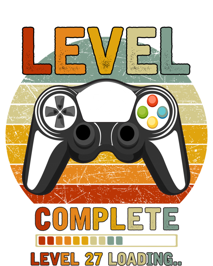 Level 26 Complete Level 27 Loading Gamers 26th Birthday Gift Ladies Long Sleeve Shirt