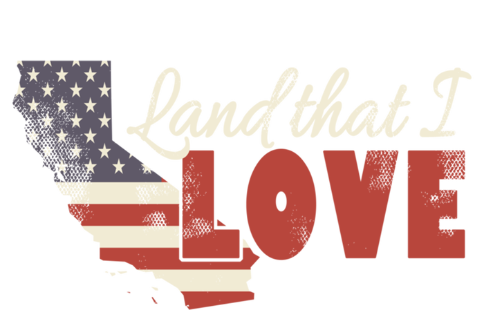 California Usa Land That I Love Patriotic July 4th Gift Canvas