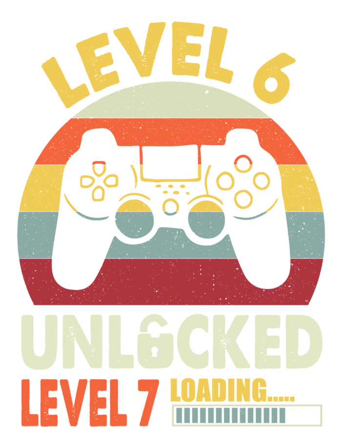 Level 6 Unlocked Level 7 Loading Vintage 6th Birthday Gaming Cool Gift Women's T-Shirt