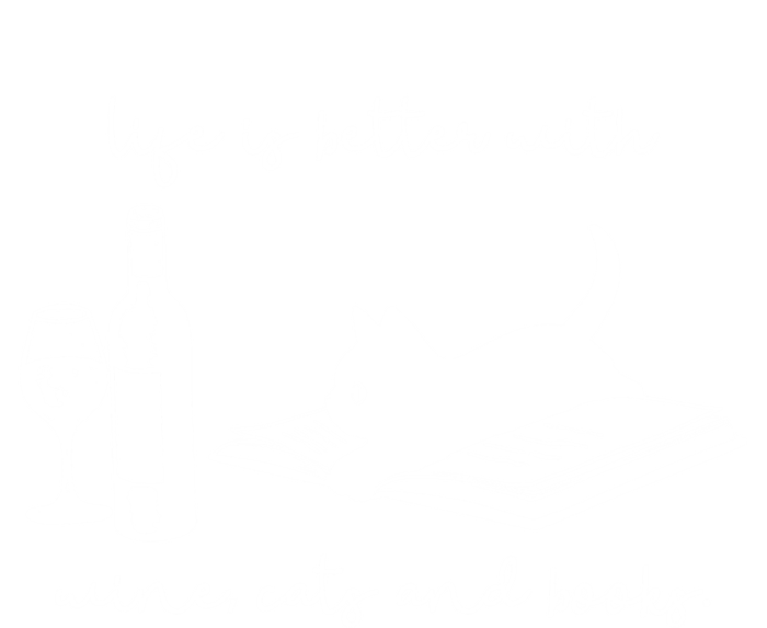 Life Is Better With Wine Cats And Books Black Cat Funny Gift T-Shirt