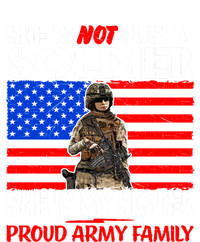 My Sister Is A Soldier Proud Army Family Cool Gift Military Sibling Gift Tote Bag