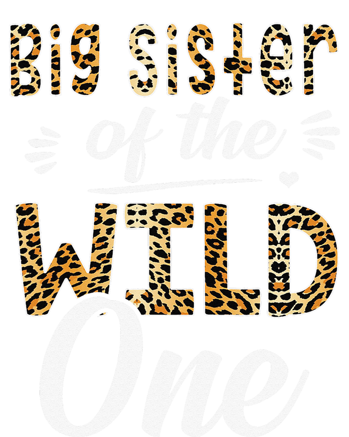 Big Sister Of The Wild One Zoo Themed 1st Birthday Party T-Shirt