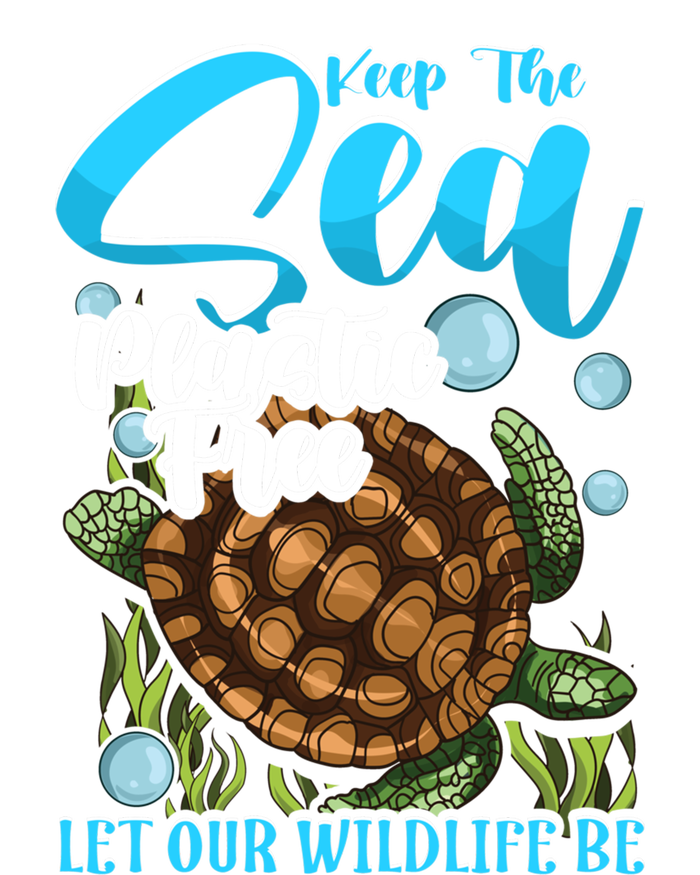 Environtal Keep The Sea Plastic Free Save Wildlife Turtle Gift T-Shirt