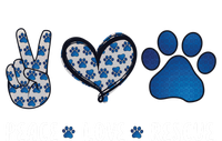 Peace Love Dog Cat Rescue Pets Funny Gift Vet Tech Gift Pom Pom 12in Knit Beanie