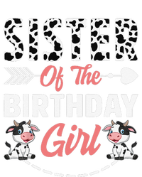 Sister Of The Birthday Cow Birthday Farm Animal Short Acrylic Beanie