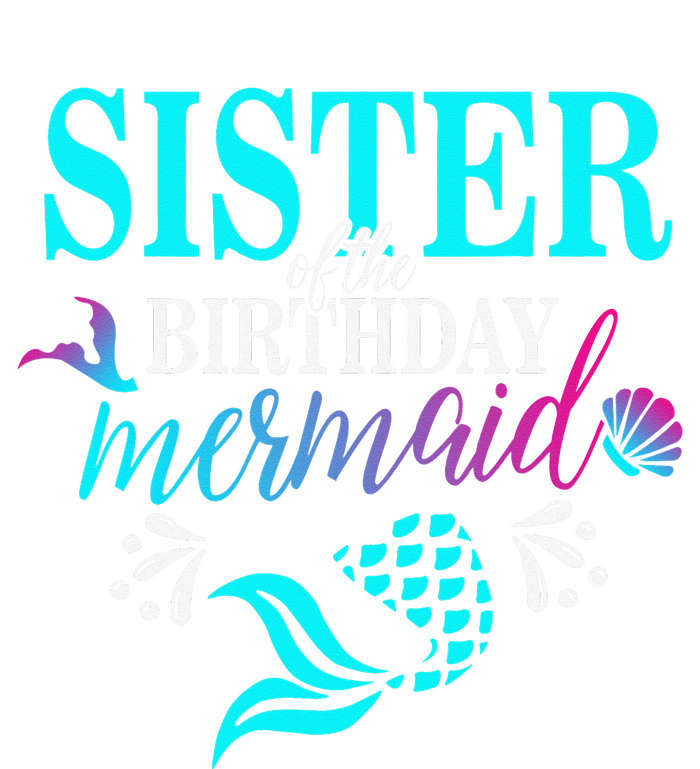 Sister Of The Birthday Mermaid Matching Family Kids Hoodie