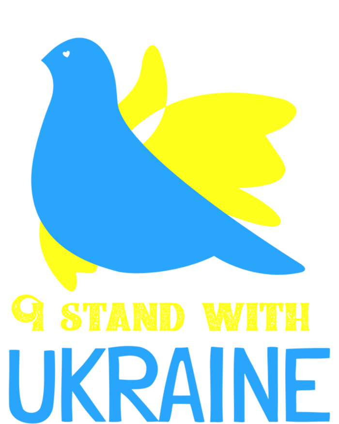 Ukrainian Funny Gift Support Ukrainian Flag I Stand With Ukraine Gift T-Shirt