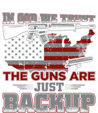 2nd Adt In God We Trust The Guns Are Backup Gift Women's Racerback Tank