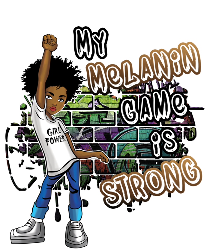 Phenoal My Melanin Game Is Strong Black Magic Gift T-Shirt