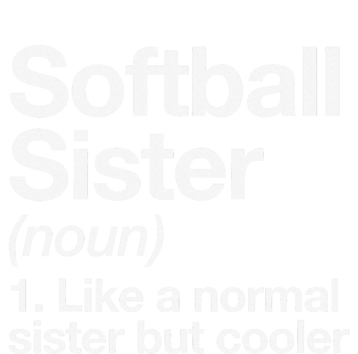 Softball Sister Definition Funny & Sassy Sports Kids Hoodie