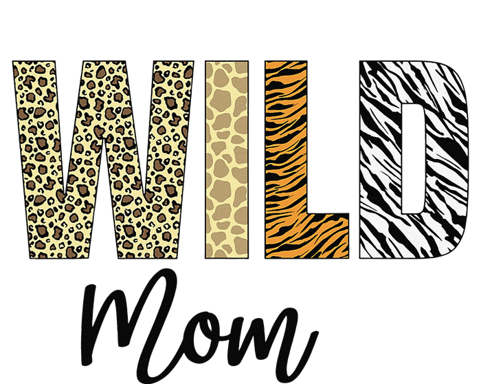 Mom of The Wild One Zoo Birthday Safari Jungle Animal T-Shirt