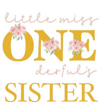 Sister Little Miss Onederful Birthday Party 1 Year Old Drawstring Bag