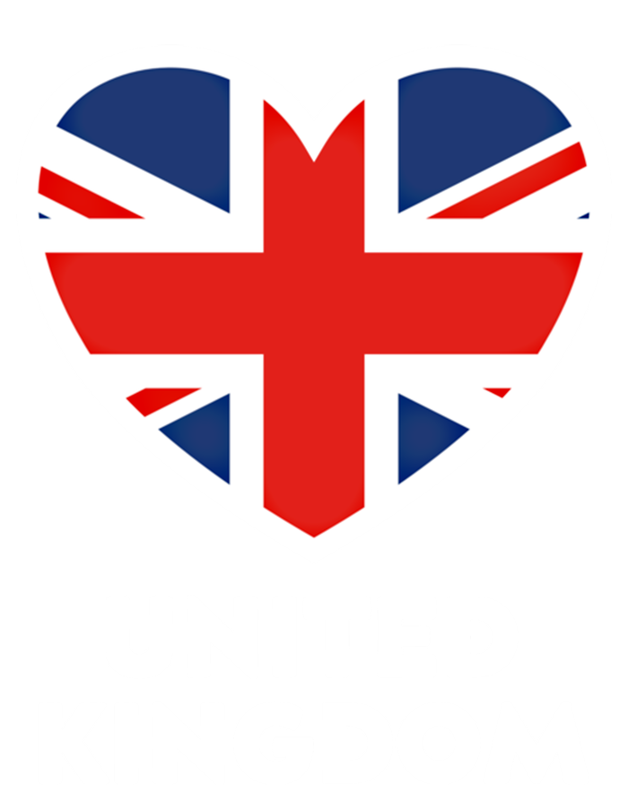 United Kingdom Flag Heart Shaped England Union Jack Gift T-Shirt