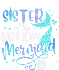 Sister Of The Birthday Mermaid Family Matching Party Squad T-Shirt