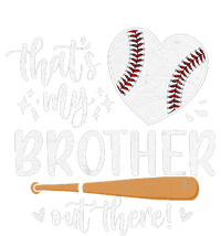 That's My Brother Out There Baseball Sister Mother's Day Performance Long Sleeve Polo