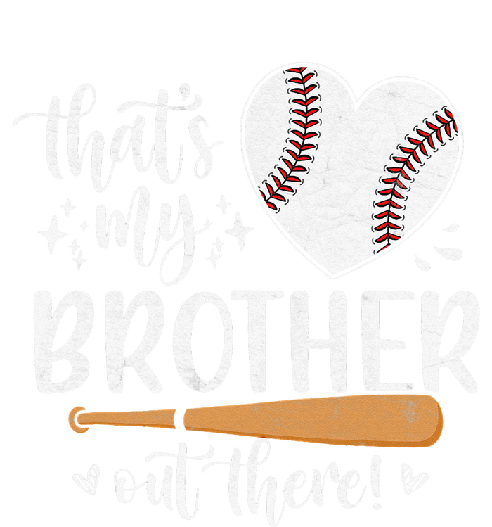 That's My Brother Out There Baseball Sister Mother's Day Performance Long Sleeve Polo