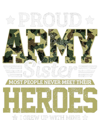 Proud Army Sister Military Soldier Brother Pride Gift Toddler Sweatshirt