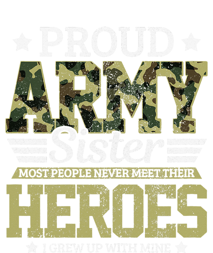 Proud Army Sister Military Soldier Brother Pride Gift Toddler Sweatshirt