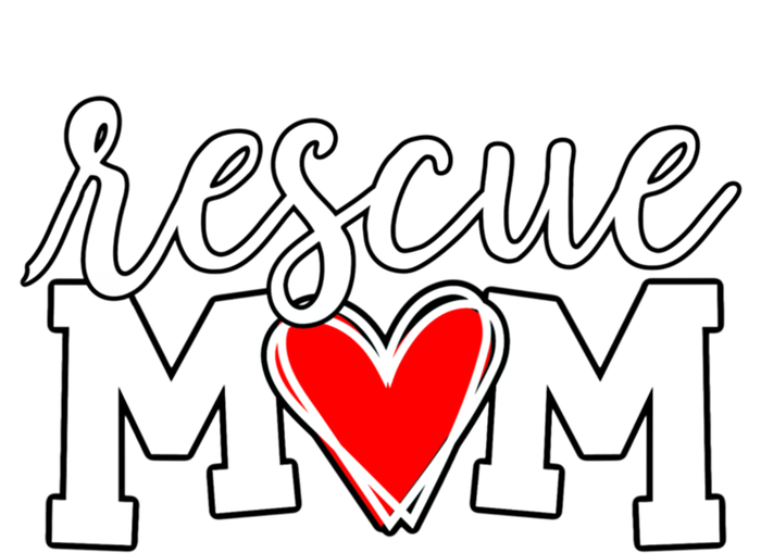 Rescue Mom Proud Dog Rescue Cat Rescue Mama Cool Gift Women's T-Shirt