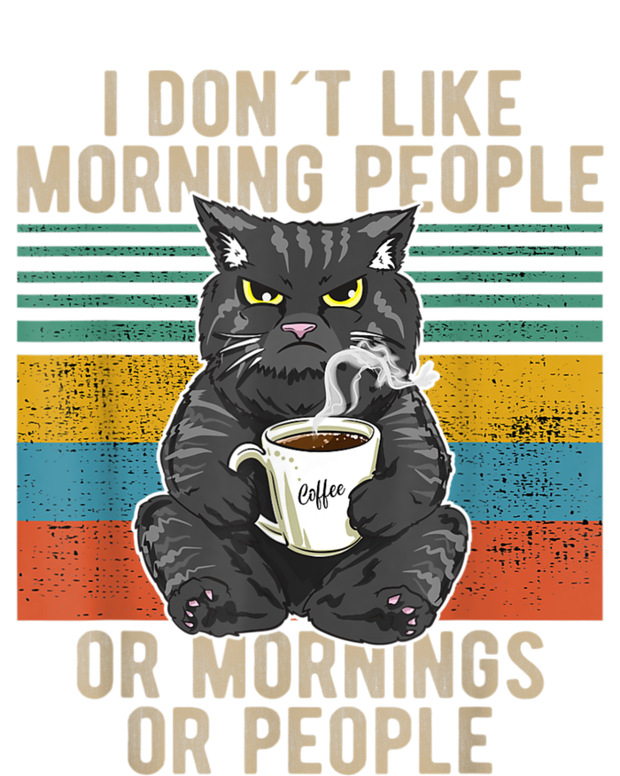 I Hate Morning People And Mornings And People Coffee Cat Tall Sweatshirt