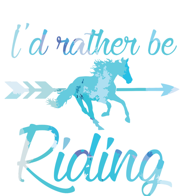 Horse Rider Shirts Girl ID RATHER BE RIDING Horses T-Shirt