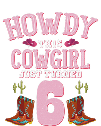 6th Birthday Cow Howdy Western Themed Birthday T-Shirt