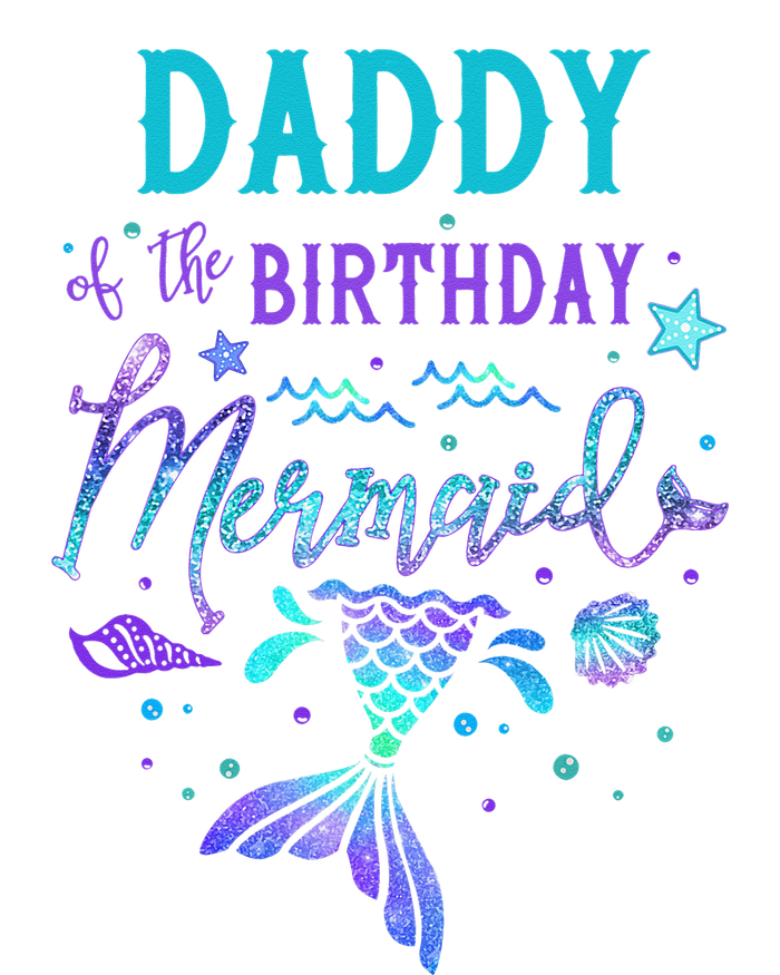 Daddy Of The Birthday Mermaid Theme Party Squad Security Kids Hoodie