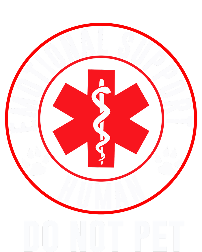 Funny Emotional Support Human Do Not Pet Gift Service Dog Love Humor Gift T-Shirt