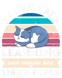 I love Cats Learning and like Three People Tie-Dye Long Sleeve Shirt