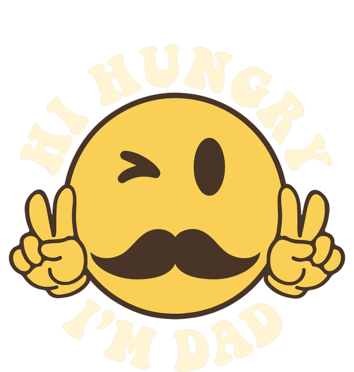 Smile Face Hi Hungry I'm Dad Funny Dad Jokes Father's Day Kids Long Sleeve Shirt