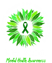 Be Kind Green Ribbon Sunflower Mental Health Awareness Gifts Tie Dye Hoodie