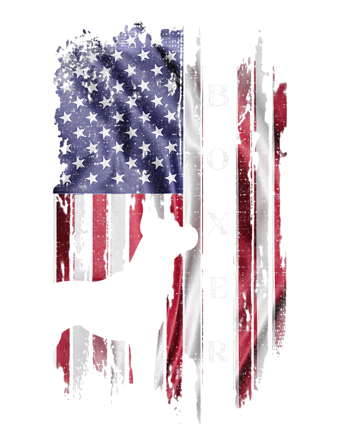 Vintage USA American Flag Boxer Dog Lover Silhouette Valucap Bio-Washed Visor