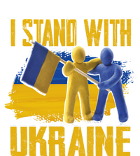 Support Ukraine I Stand With Ukraine Ukrainian Flag Clays Great Gift T-Shirt