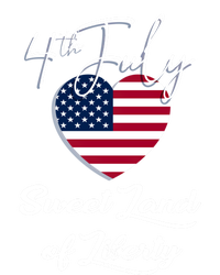 Sweet Land Of Liberty Gift 4th Of July Funny Fireworks Meaningful Gift Women's V-Neck T-Shirt