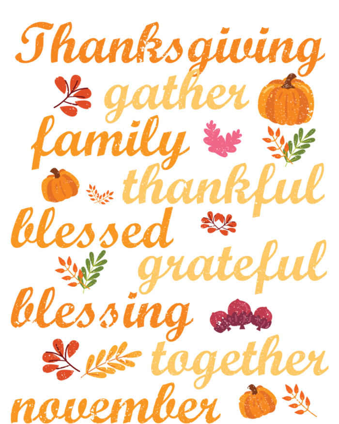 Thankful Blessings Thanksgiving Dinner Family Feast Time Funny Gift Tote Bag