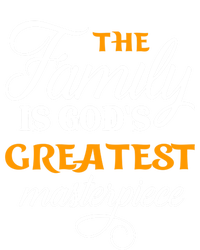 The Family Is God's Greatest Masterpiece Christian Jesus God Gift Button