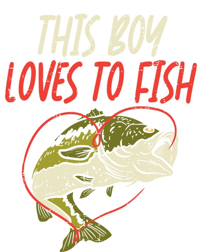 This Loves To Fish Bass Fishing Family Matching Gift T-Shirt