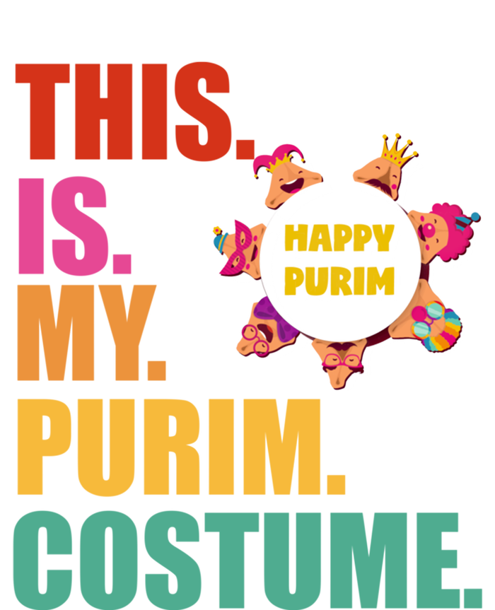 This Is My Purim Costume Funny Jewish Hataschen Gift Women's Tri-Blend 3/4-Sleeve Raglan Shirt