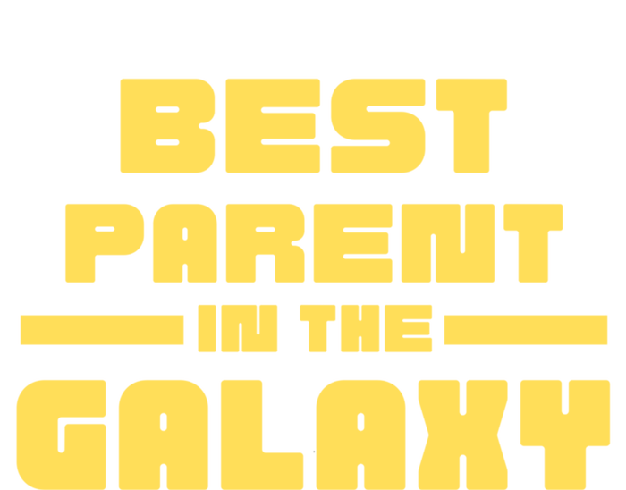 Best Parent In The Galaxy Gift Striped Beanie with Solid Band