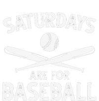 Baseball Lover Funny Saturdays Are For Baseball Baseballer Toddler Sweatshirt