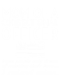 Proud Mom Of A Correctional Officer Mother Thin Silver Line Gift T-Shirt