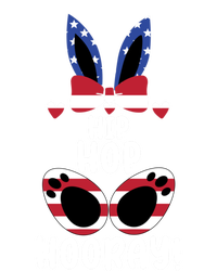 Bunny Rabbit Eggs Hunting Happy Easter Day Hip Hop Hooray Gift Women's Crop Top Tee