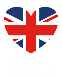 United Kingdom Flag Heart Shaped England Union Jack Great Gift Coaster