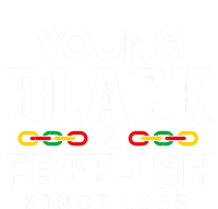 Young Black Freeish 1865 Juneteenth Independence Freedom Day Cute Gift Full-Length Apron With Pockets