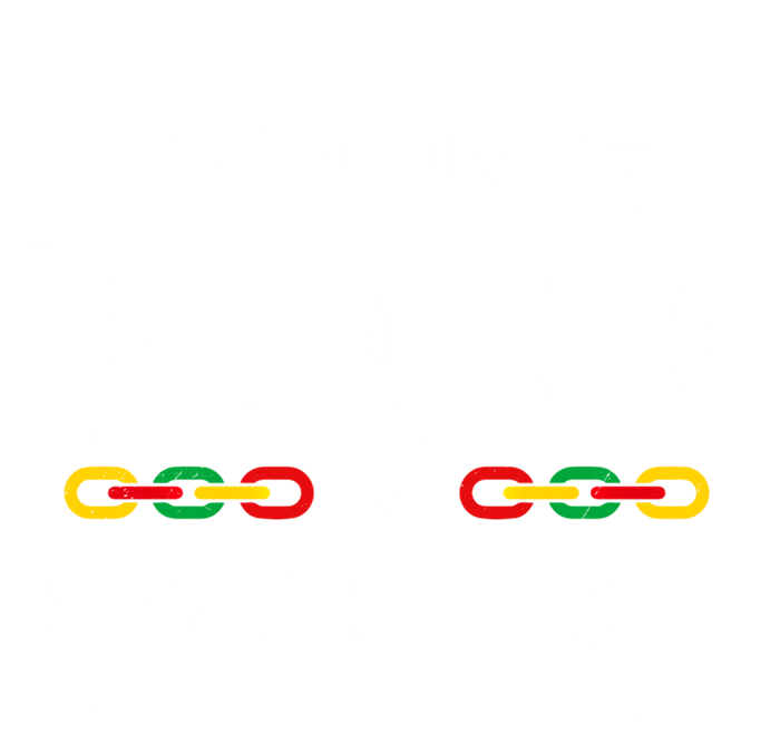 Young Black Freeish 1865 Juneteenth Independence Freedom Day Cute Gift Full-Length Apron With Pockets