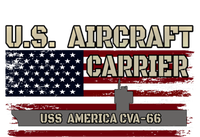 Uss America Cvagift66 Aircraft Carrier Veterans Day Fathers Day Gift T-Shirt