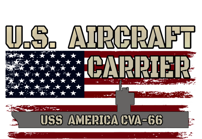 Uss America Cvagift66 Aircraft Carrier Veterans Day Fathers Day Gift T-Shirt