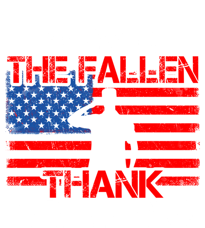 Vintage Honor The Fallen Veterans Gift Proud Usa Flag Gift T-Shirt